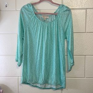 Michael Kors Mint Green Blouse